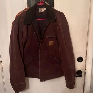 Vintage Carhartt flannel lined jacket